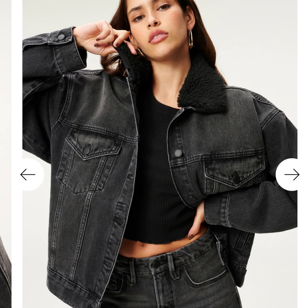 Oversized trucker jacket